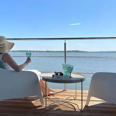 Houseboat In Azy Near Jamno & Sea Botel