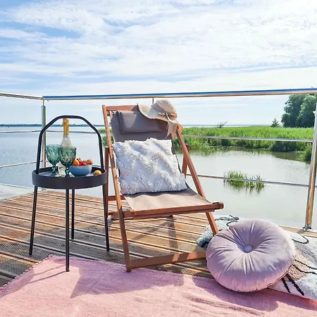 Comfortable House On The Water For 3 People Botel Lazy (West Pomeranian)